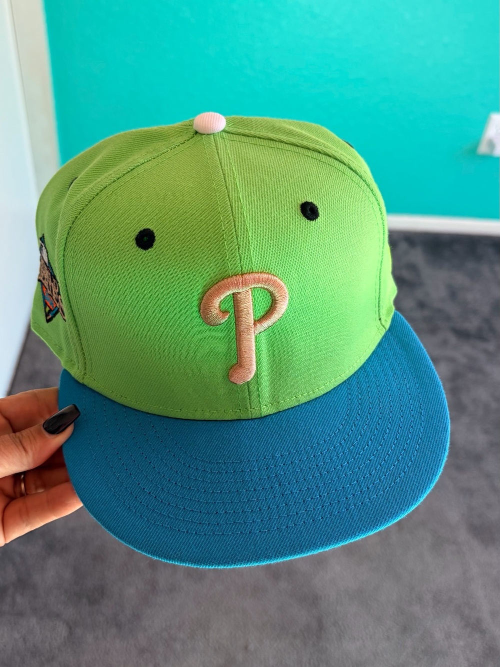 New Era 59FIFTY Philadelphia Phillies 2008 World Series Fitted Hat Cap 7 3/8
